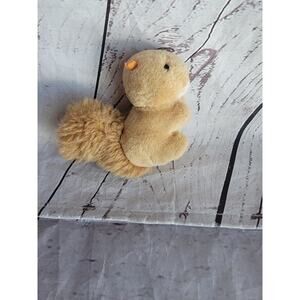Brown Squirrel Stuffed Animal Plush 4in Tall Woodland Animal